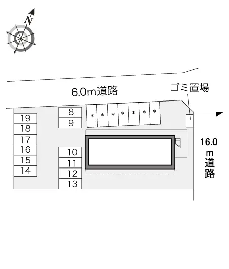 ★手数料０円★青梅市野上町　月極駐車場（LP）